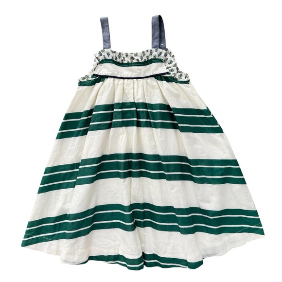 Pink Chicken Other - Pink Chicken Renata Green Striped Sleeveless Dress size 5